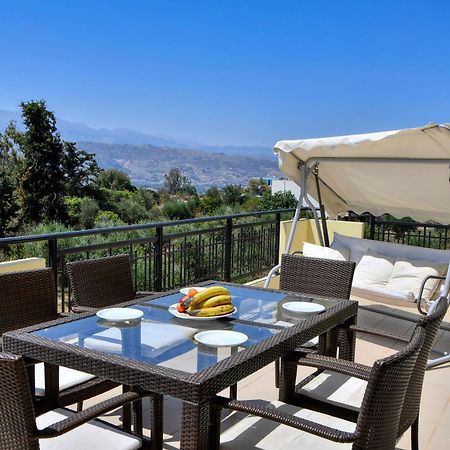 Souda Bay View With Private Pool Near Chania City Bagian luar foto