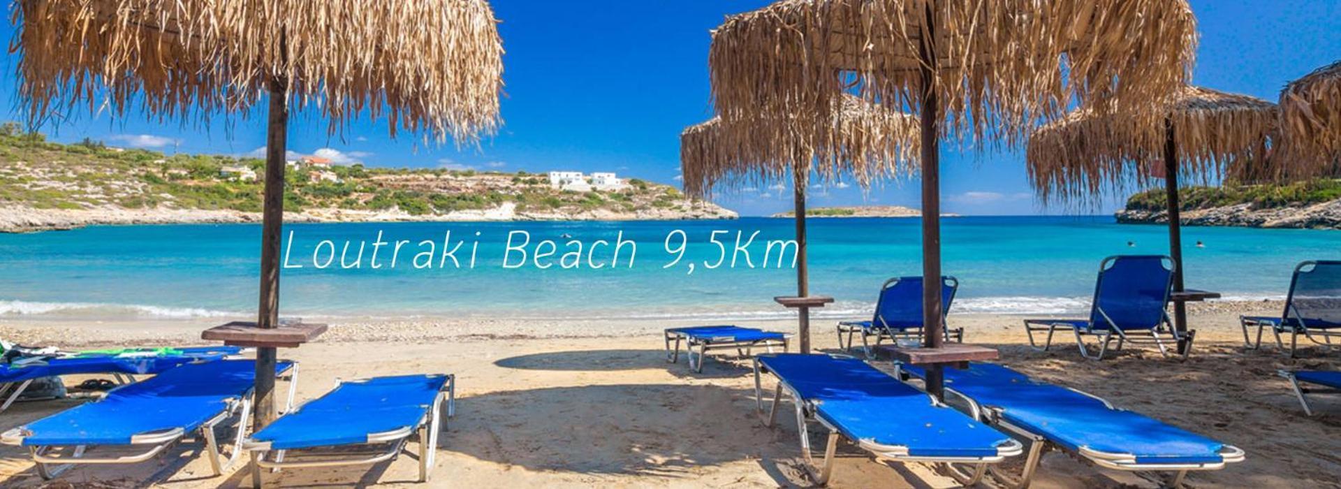 Souda Bay View With Private Pool Near Chania City Bagian luar foto