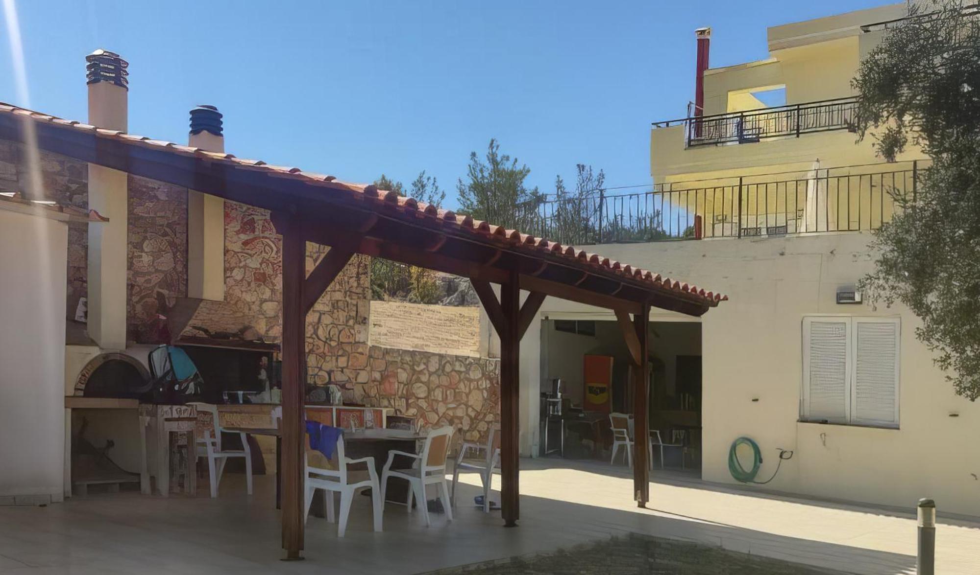 Souda Bay View With Private Pool Near Chania City Bagian luar foto